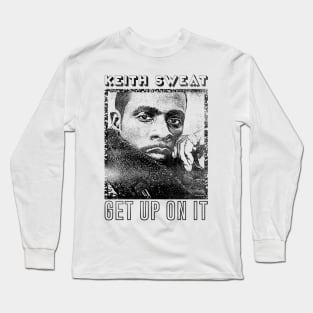 Keith Sweat //////// Retro Faded Style 90s Fan Design Long Sleeve T-Shirt